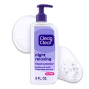 Clean & Clear Night Relaxing Oil-Free Night Face Wash, 8 fl. oz