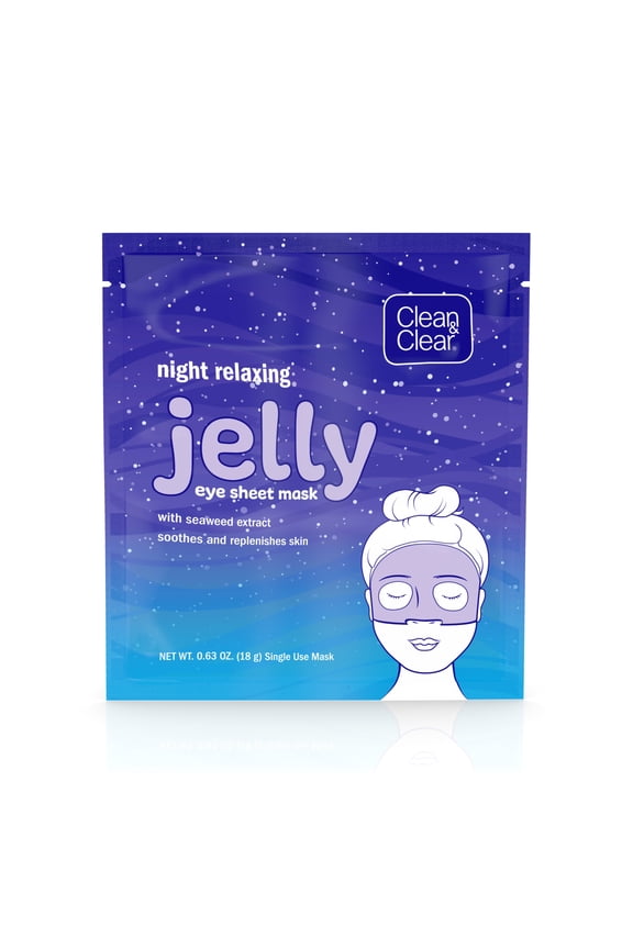 Night Relaxing and Hydrating Jelly Eye Mask Sheet, 0.63 oz, 1 Count