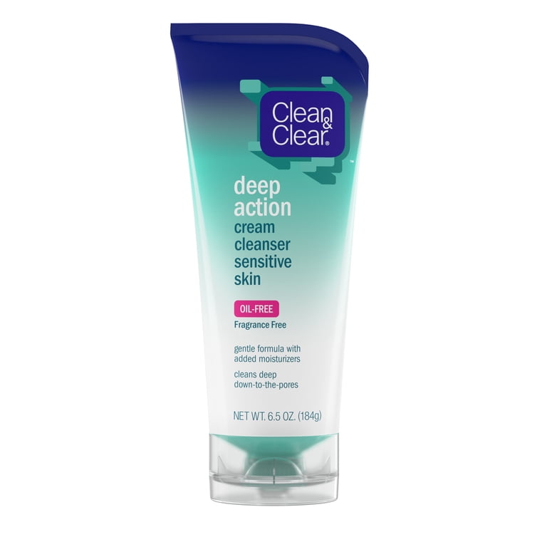 【新品】SOIGNE clear cleansing cream AL Clean & Clear Oil-Free Deep Action Cream Facial Cleanser, 6.5 oz