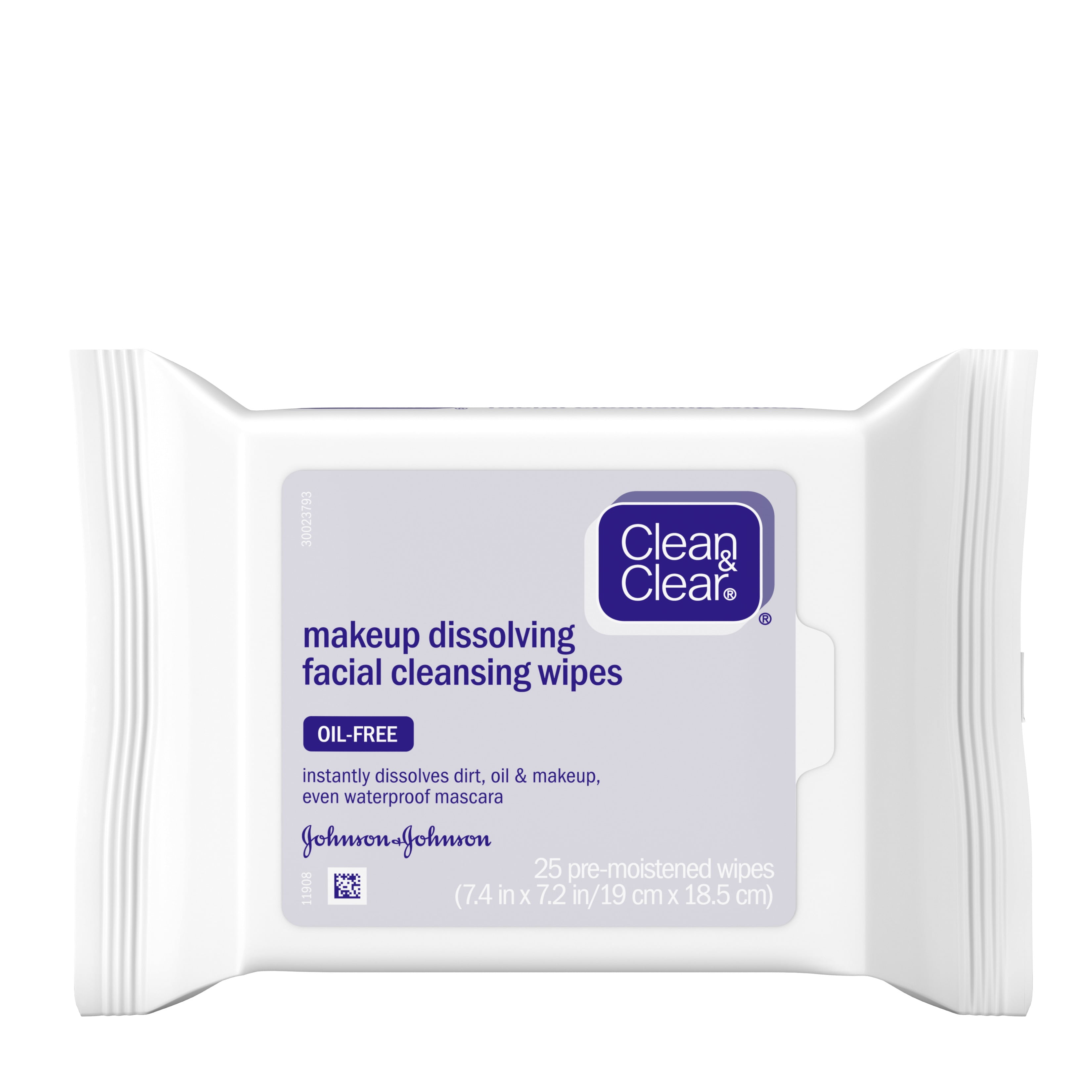 Monograph bryder daggry unse Clean & Clear Oil-Free Makeup Dissolving Facial Cleansing Wipes 25 ct. -  Walmart.com