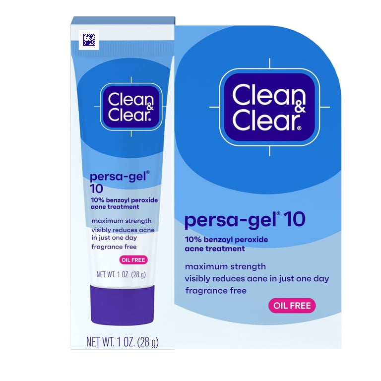 Clean & Clear, Persa-Gel 10 Acne Medication Treatments, Maximum