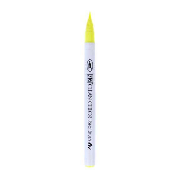 Clean Color Real Brush Marker fluorescent yellow (pack of 6)