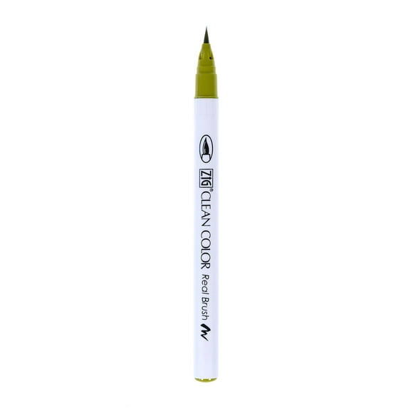 Clean Color Real Brush Marker mid green (pack of 6)