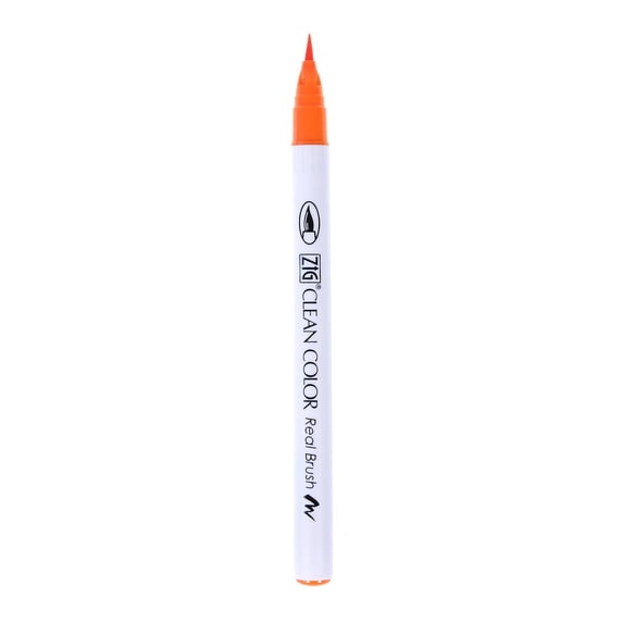 Clean Color Real Brush Marker scarlet red (pack of 6)