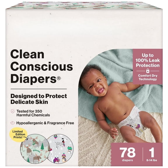 Clean Conscious Diapers, Winter Wags & Adorably A-moosing
