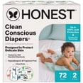 thumbnail image 1 of Clean Conscious Disposable Diapers -  Super-absorbent, Eco-friendly, Soft, Improved Fit, Leak Protection, 1 of 7