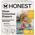 thumbnail image 1 of Clean Conscious Disposable Diapers -  Super-absorbent, Eco-friendly, Soft, Improved Fit, Leak Protection, 1 of 7
