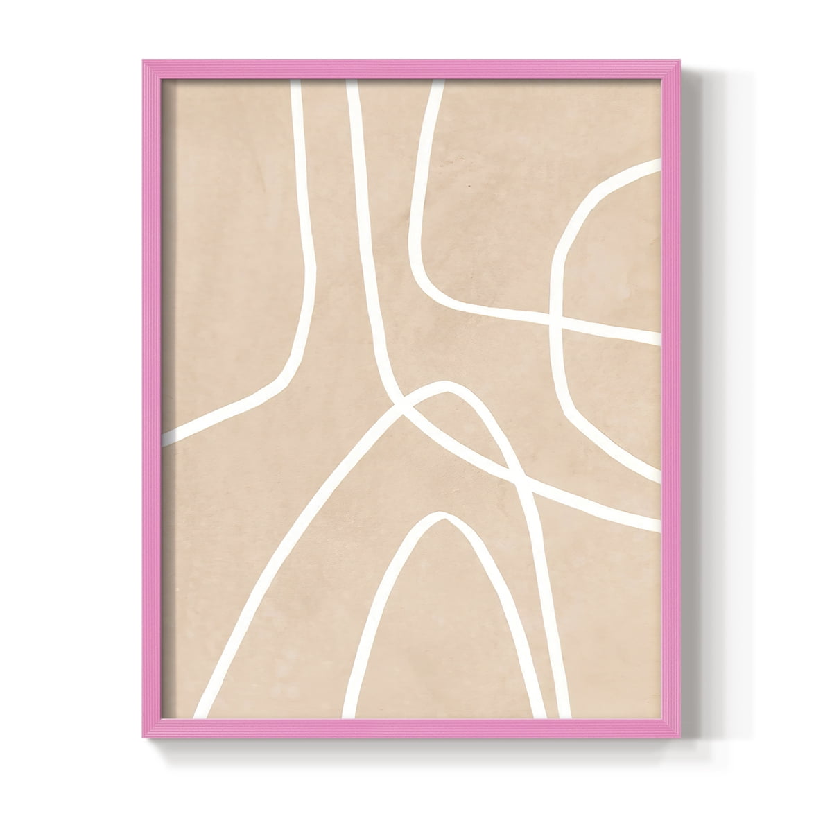 Clean Contour I in Paper Solid Wood 11 x 14 Framed Print