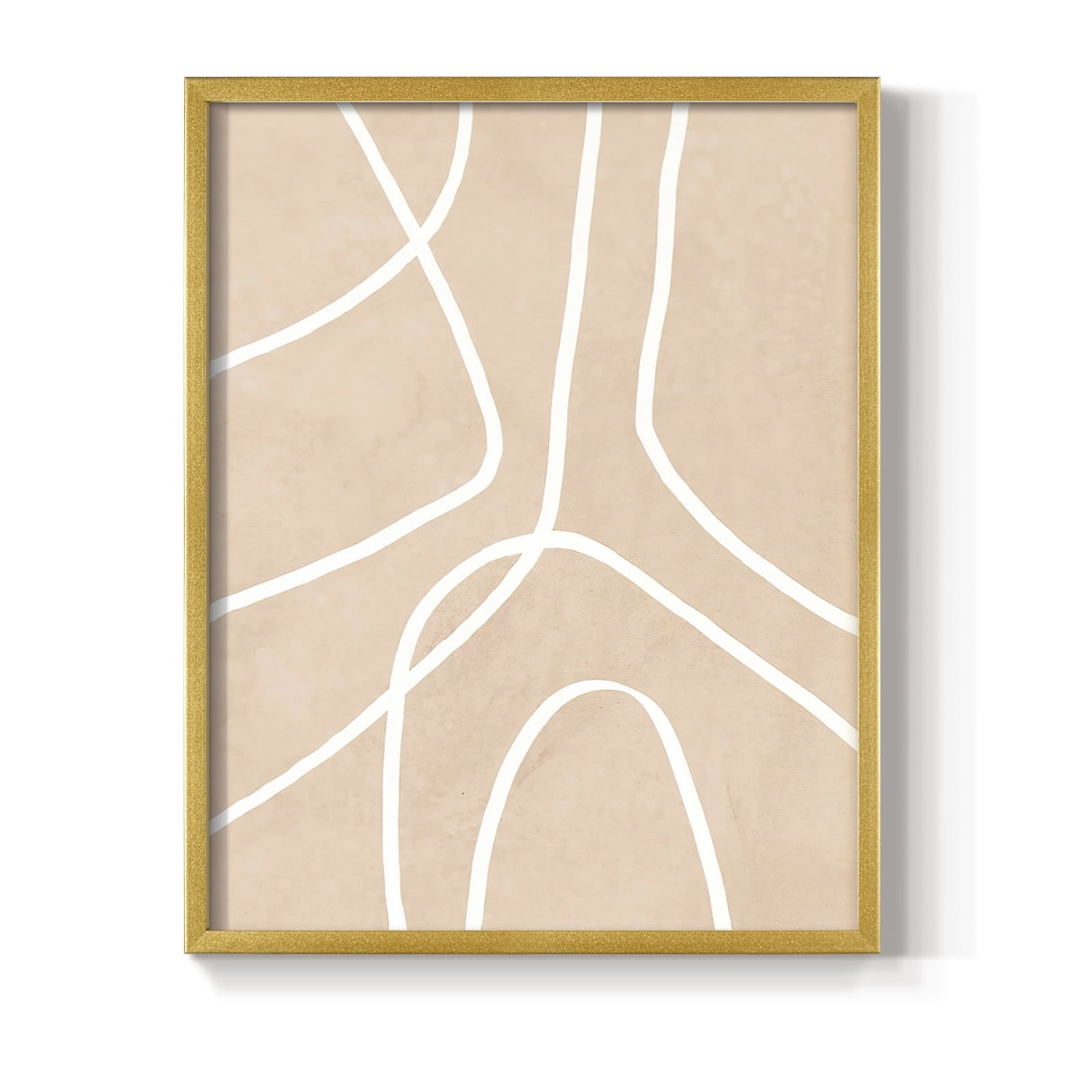 Clean Contour III in Paper Solid Wood 16 x 20 Framed Print