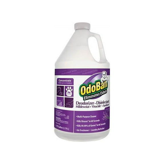 Clean Control Corp 911162G4CT OdoBan Deodorizer Disinfectant Cleaner Concentrate - 4 / Carton