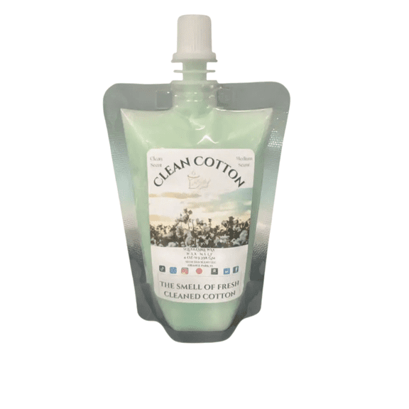 Clean Cotton Squeezable Wax Melt Fresh Laundry Scented Wax Melt (4Ounces)