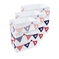 thumbnail image 1 of Clean Cubes 13-Gallon Pop-Up Trash Bins, 3-Pack, 4th of July – Disposable, Collapsible, with Fitted Trash Bags, 1 of 7