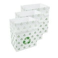thumbnail image 1 of Clean Cubes 13-Gallon Pop-Up Trash Bins, 3-Pack, Recycle – Disposable, Collapsible, with Fitted Trash Bags, 1 of 7