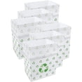 thumbnail image 1 of Clean Cubes 13-Gallon Pop-Up Trash Bins, 6-Pack, Recycle – Disposable, Collapsible, with Fitted Trash Bags, 1 of 7