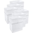 thumbnail image 1 of Clean Cubes 13-Gallon Pop-Up Trash Bins, 6-Pack, White – Disposable, Collapsible, with Fitted Trash Bags, 1 of 7