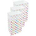 thumbnail image 1 of Clean Cubes 30-Gallon Pop-Up Trash Bins, 3-Pack, Polka Dot – Disposable, Collapsible, with Fitted Trash Bags, 1 of 7