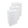 thumbnail image 1 of Clean Cubes 30-Gallon Pop-Up Trash Bins, 3-Pack, Trellis – Disposable, Collapsible, with Fitted Trash Bags, 1 of 7