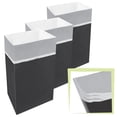 thumbnail image 1 of Clean Cubes Multi 30-Gallon Pop-Up Trash Bins, 3-Pack, Black – Disposable, Collapsible, with Fitted Trash Bags, 1 of 7