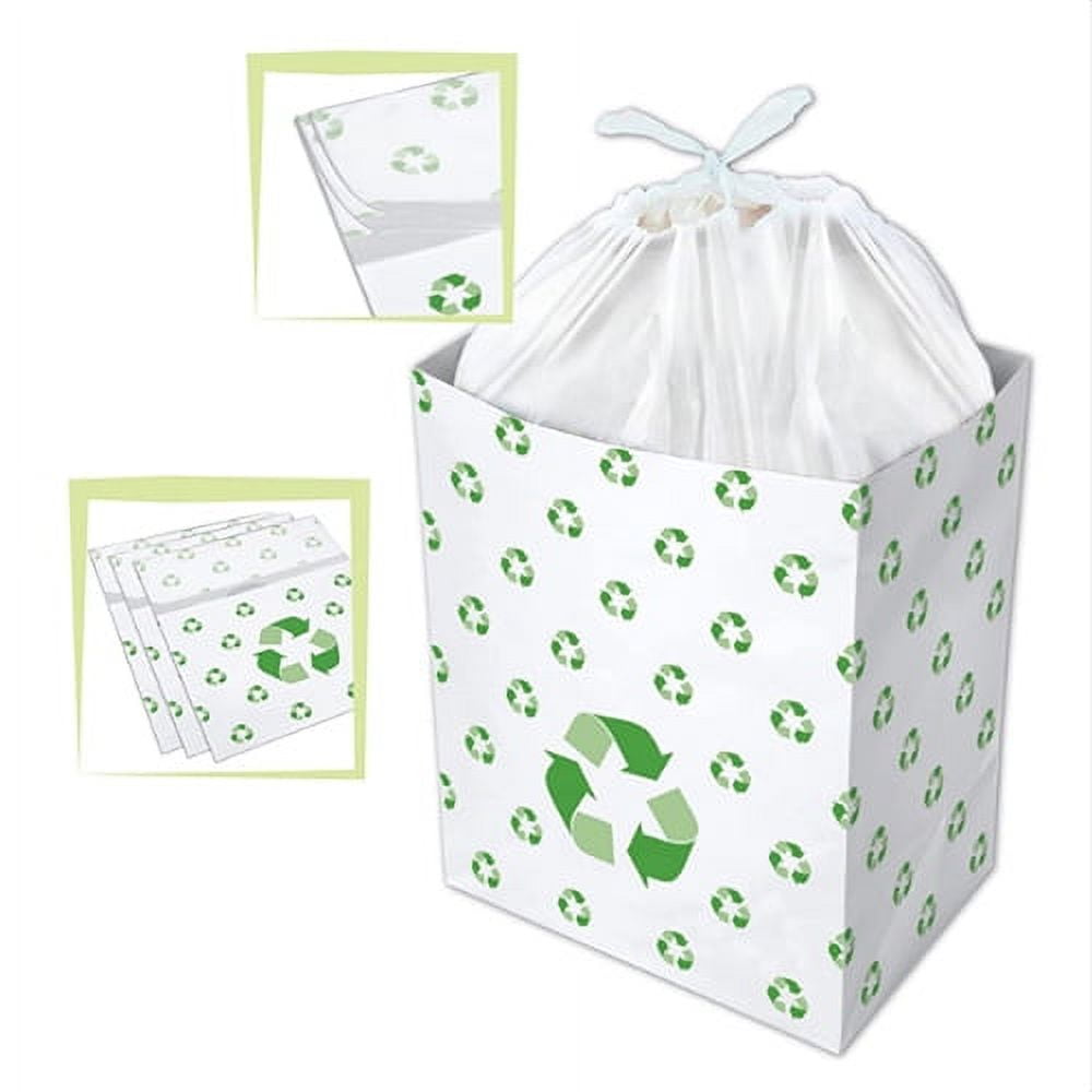 Clean Cubes (Multiliner) 13 Gallon Disposable Trash Cans (3Pack