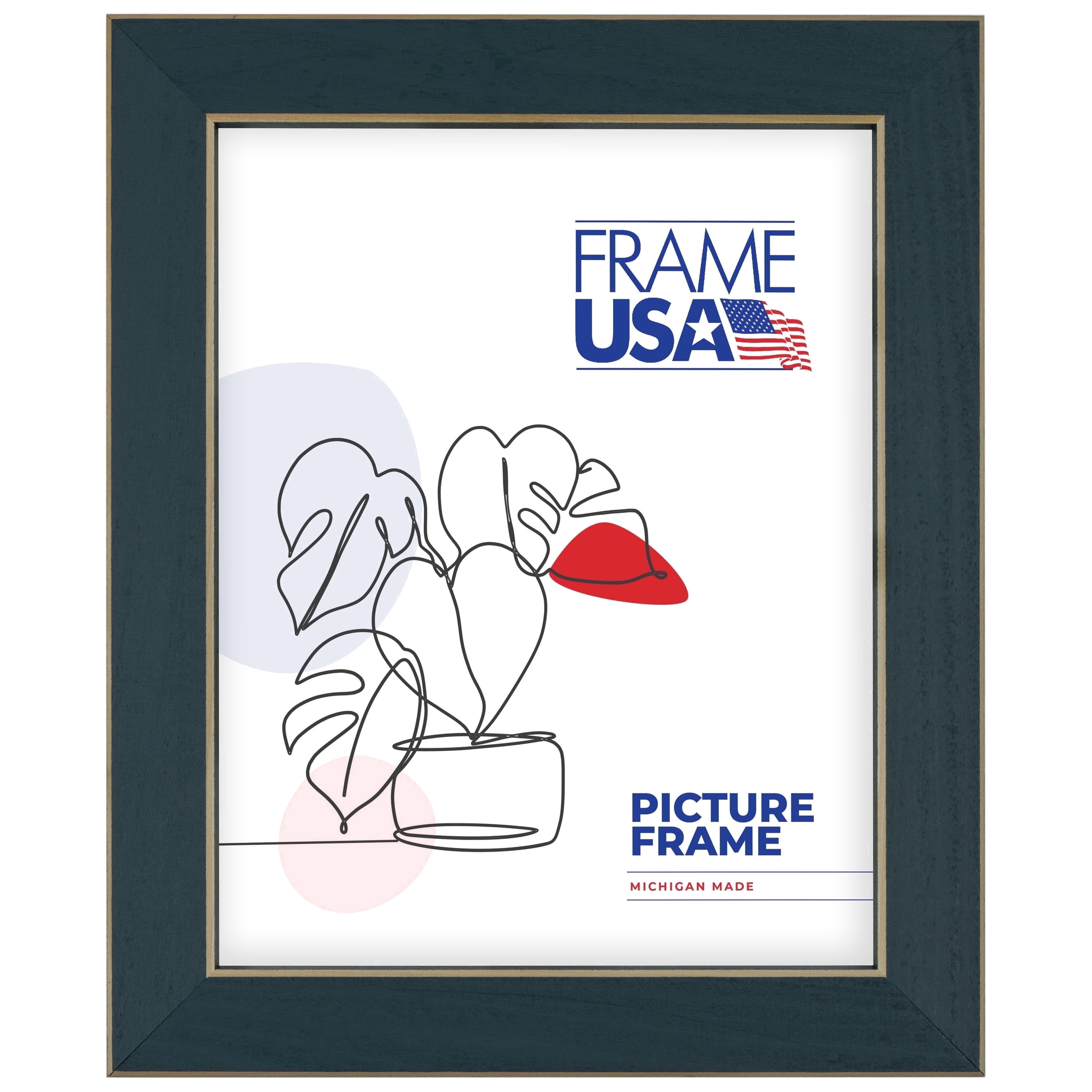 Clean Cut Blue 18x24 Inch Picture Frame