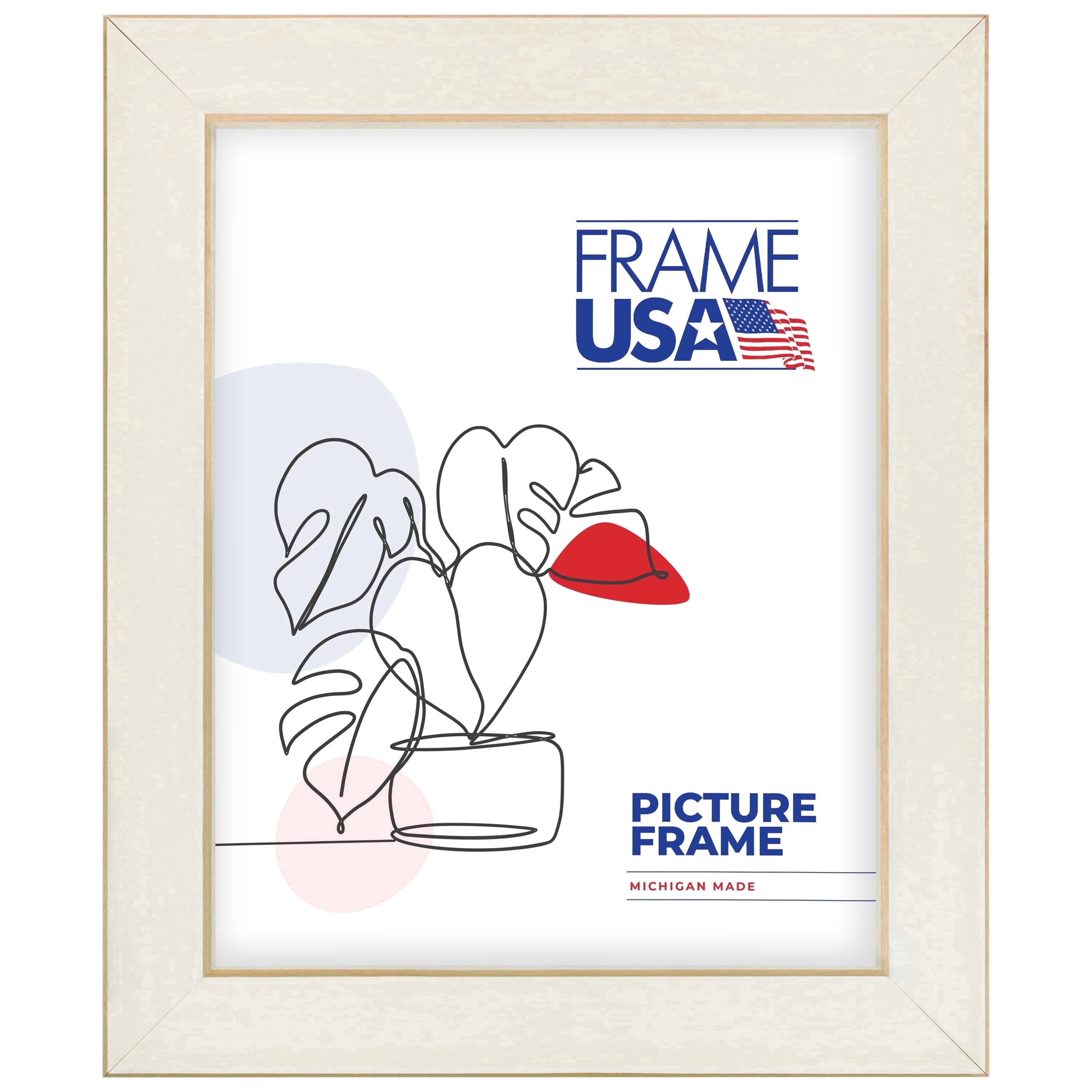 Clean Cut Off-White 18x24 Inch Picture Frame