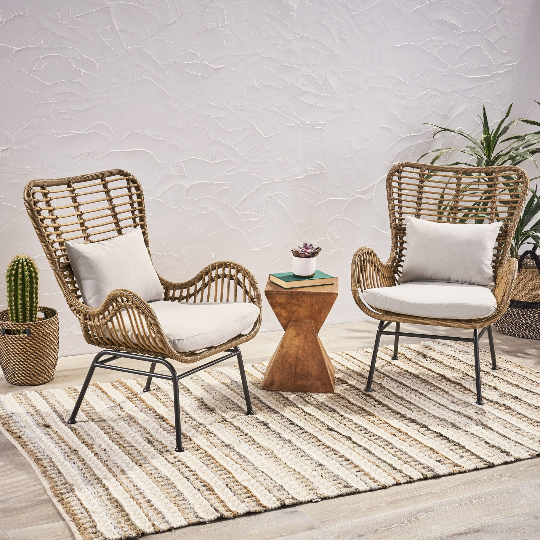 Clean Design - Polyethylene Rattan Seat - Terrace - Durable Outdoor ...