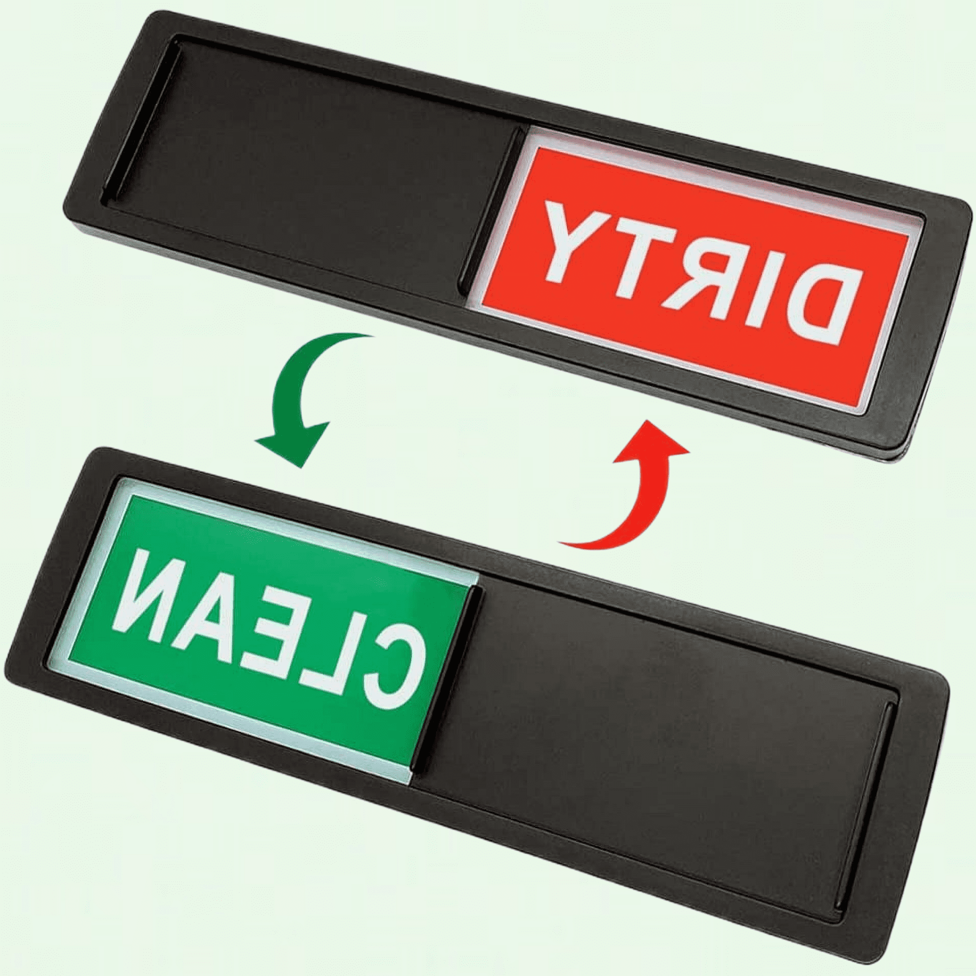 Clean Dirty Dishwasher Magnet, 7''x 2'' Magnetic Slider Sign Indicator ...