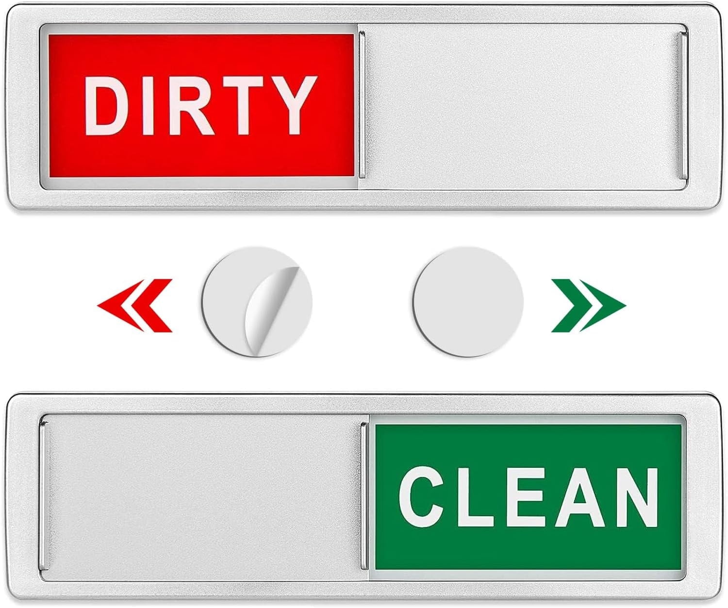 Clean Dirty Slider Dishwasher Magnet - Non-Scratch, Easy to Read ...