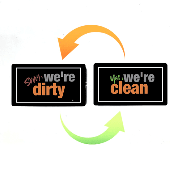 Clean Dirty Dishwasher Magnet, Reversible Dish Washer Sign, Double Sided Strong Kitchen Flip Indicator