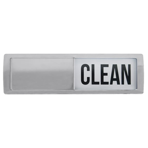 Clean Dirty Dishwasher Magnet Sign, 7X2In Heavy-Duty Slider Indicator, Stainless Steel Scratch-Free for Kitchen Home Decor, Adhesive Option for Non-Metal Doors, 1 Refrigerator , 1 Refrigerator Magnet