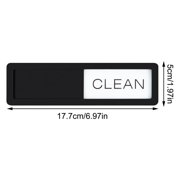 Clean Dirty Dishwasher Magnet Slider Indicator Sign for Home Kitchen Organizing Non Scratch Magnetic Board with Adhesive Tabs Elegant Gold Finish