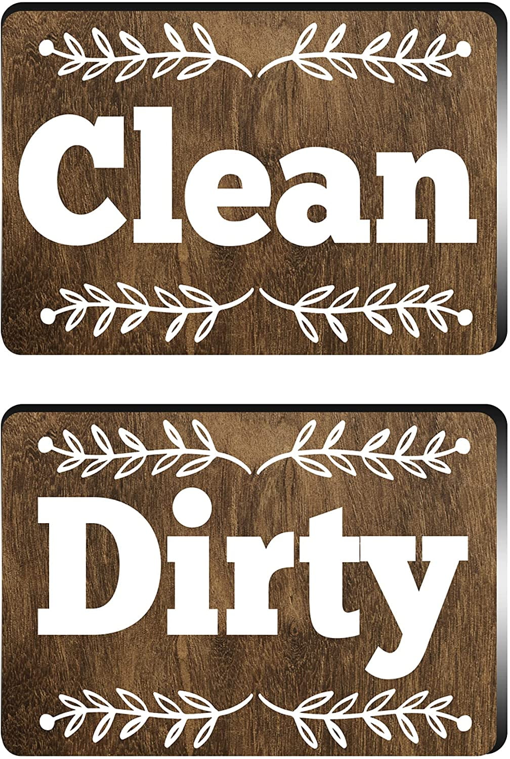 Clean Dirty for Dishwasher, 3.5" X 2.4" Clean Dirty Dishwasher