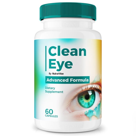 Clean Eye Capsules Daily Eye Care with Original Blend to Support Visual Wellness, Eye Comfort & Vision | Just 2 Gentle, Easy-to-Swallow Pills (60 Capsules)