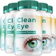 thumbnail image 1 of Clean Eye Support Supplement – CleanEye Capsules Vitamins Healthy Vision, 5 Pack, 300 Capsules, 1 of 6
