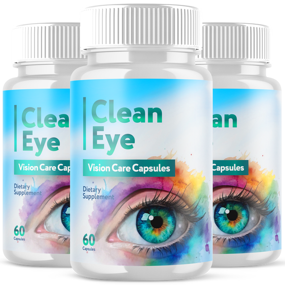 Clean Eye Vision Care Pills Advanced Formula Eye Health Supplement CleanEye 180 Capsules