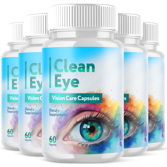 Clean Eye Vision Care Pills Advanced Formula Eye Health Supplement CleanEye 300 Capsules