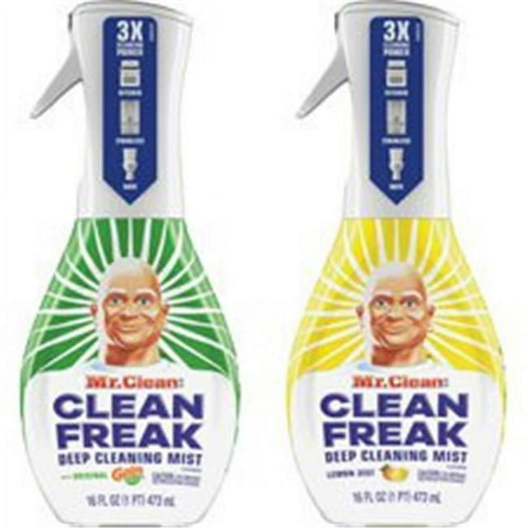 Clean Freak Deep Cleaning Mist Multi-Surface Spray, Lemon, 16 oz Spray Bottle Clean Freak Deep Cleaning Mist Multi-Surface Spray, Lemon, 16 oz Spray Bottle