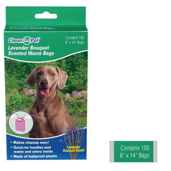 Clean Go Pet  Lavender Scent Waste Bags 250 Count