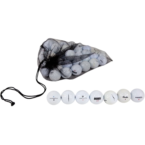 Clean Green Golf Balls 48 Store Line Golf Balls Mix, Nitro, Precept, Top-Flite and More Low End Brands