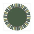thumbnail image 1 of Clean Green Soft 5 ft.4 in. Round WearOn Nylon Machine Tufted- Cut Pile Just for Kids Rug, 1 of 1