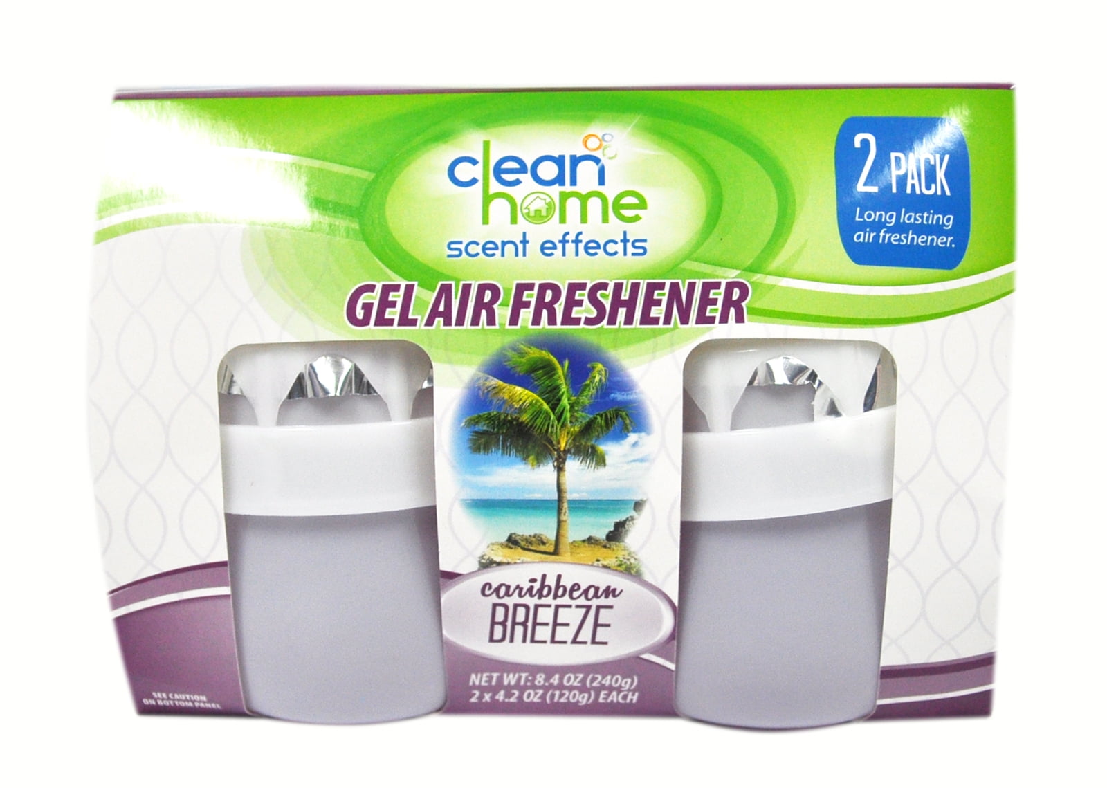 Clean Home Scent Effects Caribbean Breeze Gel Air Freshener