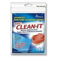 thumbnail image 1 of Clean It Denture Wipes 10 Wipes - Pack of 4 - 40 Total Wipes, 1 of 2