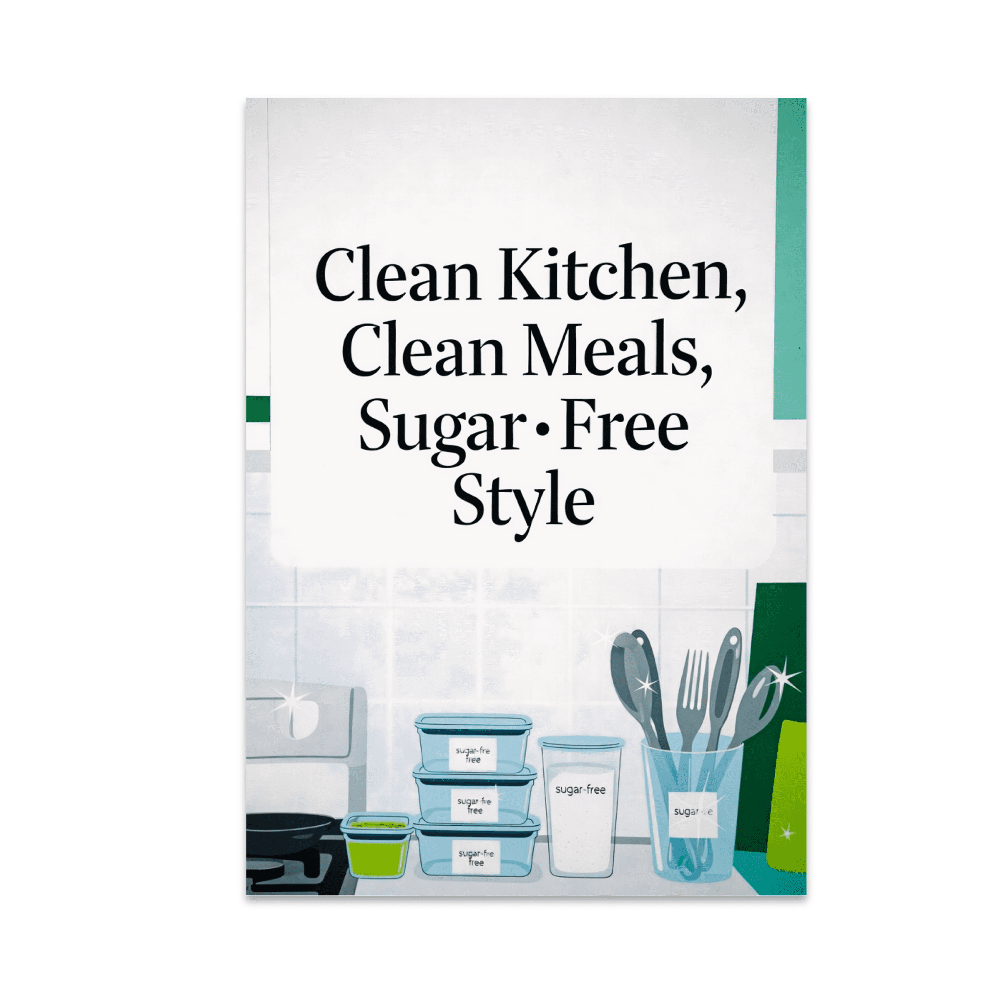 Clean Table Poster Clean Kitchen Clean Meals Sugar-Free Style - Health & Nutrition ...