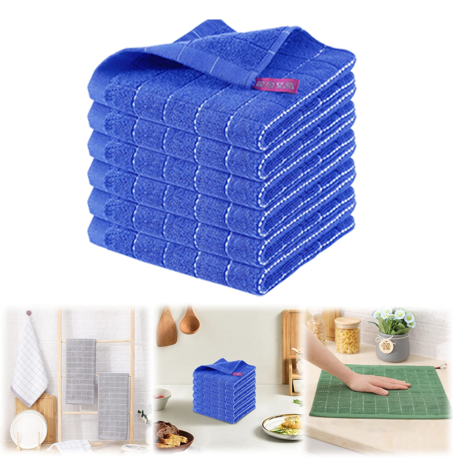 Clean Kitchen Fast Absorbent Microfiber Thick Towel Rags And Thick Rags ...