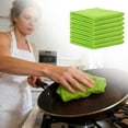 thumbnail image 1 of Clean Kitchen Fast Absorbent Microfiber Thick Towel Rags And Thick Rags Dry Cotton Dishwashing Soft Kitchen Thick Dishcloth Towel Dishcloth Microfiber Wipes, 1 of 9