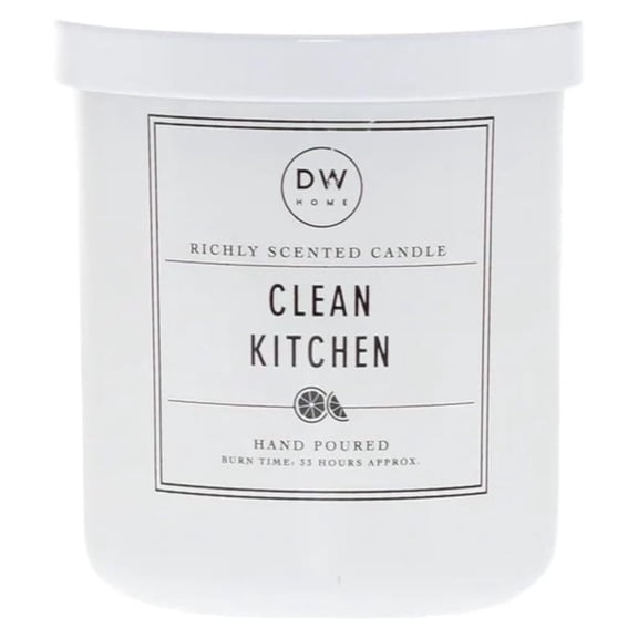 Clean Kitchen Scented Candle for Home, 9 oz, Medium Single Wick Candle Jar, Up to 33H Burn Time, Luxury Scented Candle for Relaxation, Gifting, Home Décor