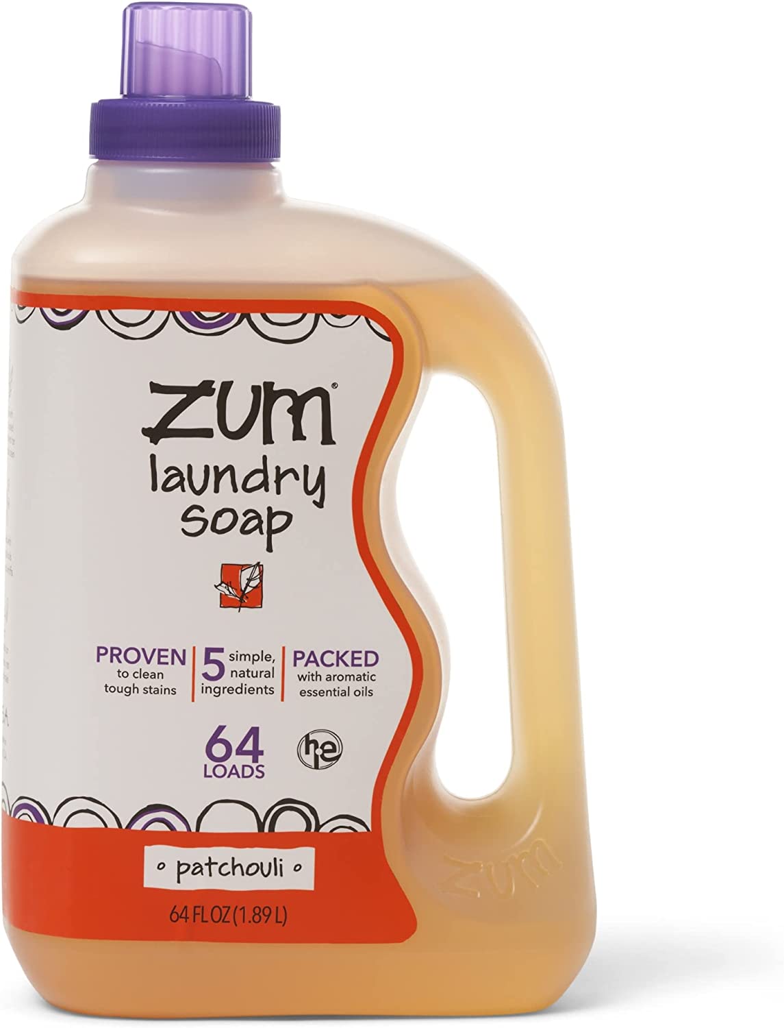 Clean Laundry Soap Patchouli 64 fl oz (Pack of 1)