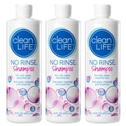 Clean Life No-Rinse Shampoo, 16 fl.oz. Bottles Pack of 3