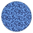 thumbnail image 1 of Clean-Lined Floral Round Tablecloth with Elastic Fit, Soft and Durable for Indoor Dining or Patio Events, Fits 44-52 Inch Round Tables, 1 of 6