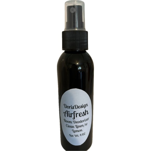 Clean Linen/w Lemon 4.0 oz Room spray by DorisDesign made for home, office, room and car